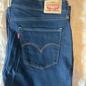 Levi’s Dark Wash 725 High Rise Boot Cut Jeans